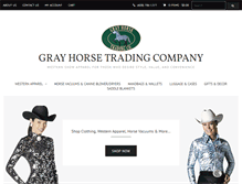 Tablet Screenshot of grayhorse.com